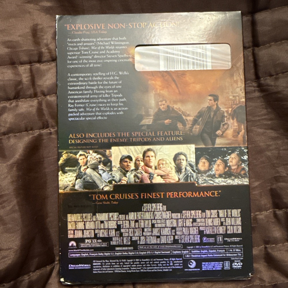 War of the Worlds‎ (DVD, 2005) New In Shrinkwrap - Picture 2 of 6